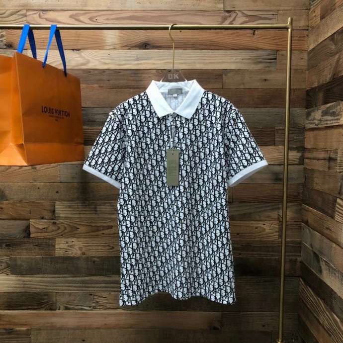 Dior Polo Shirt Short _SKUDiorM-3XL218320105